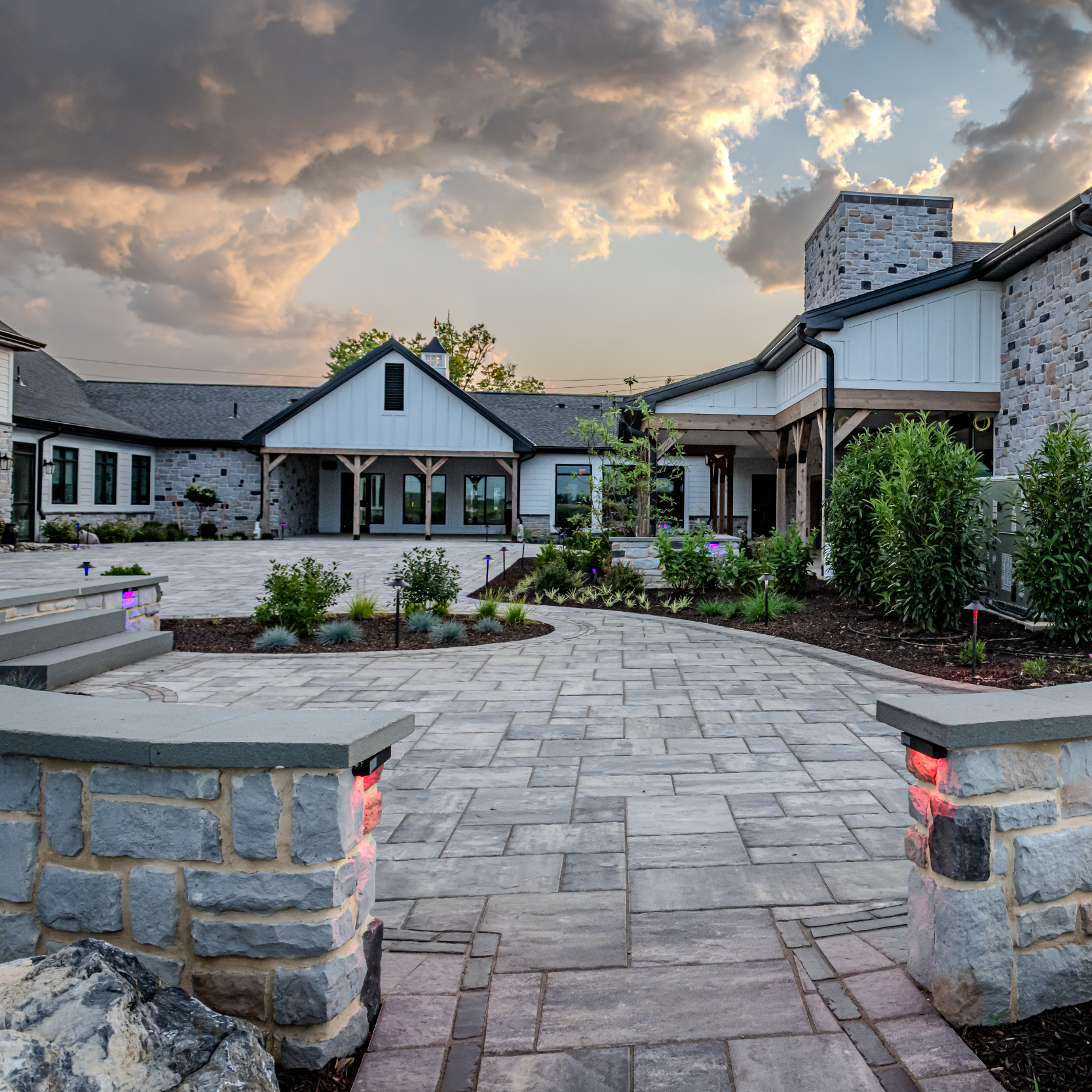 The Vista Courtyard at Hoffer Farm